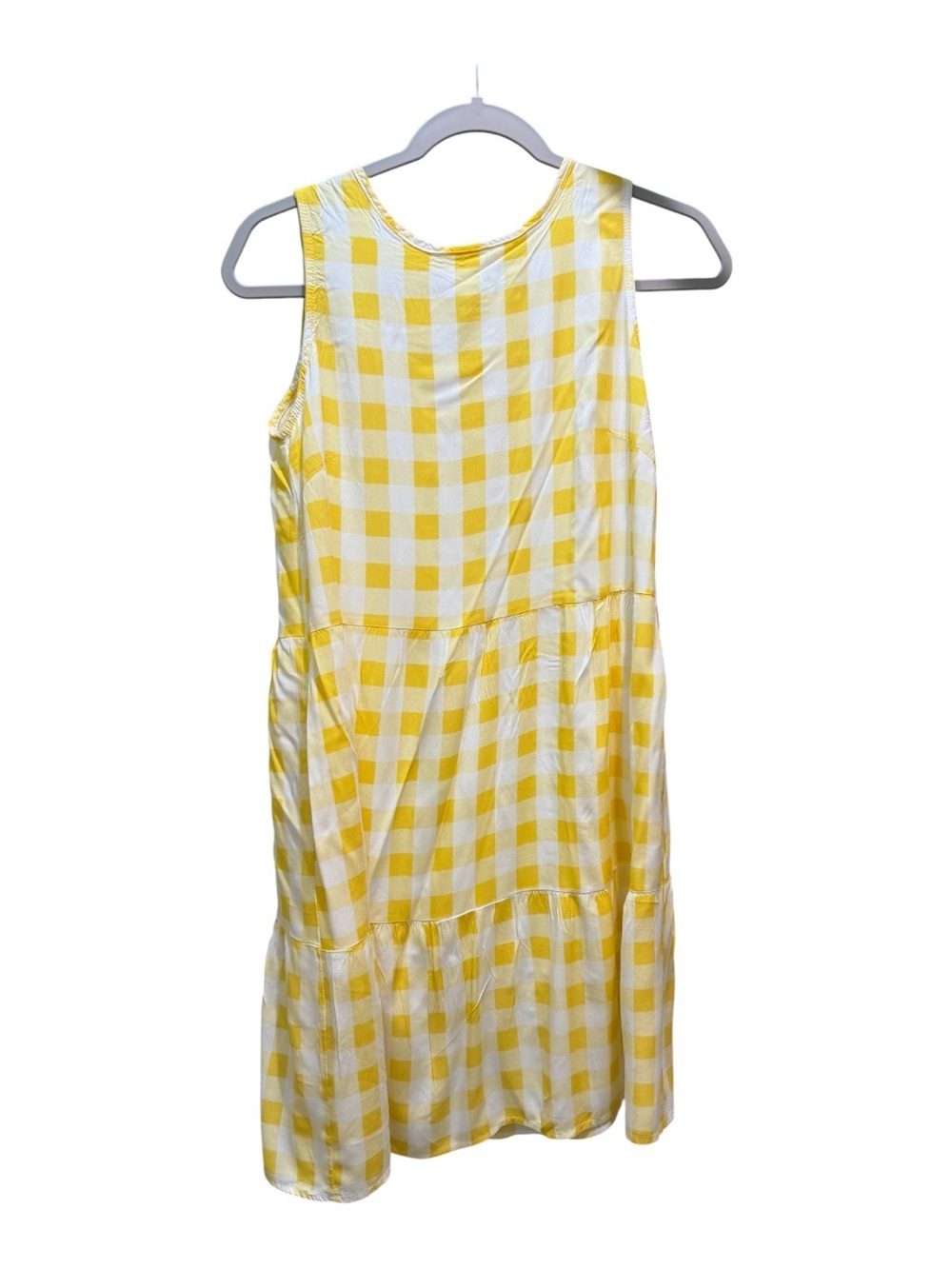 Yellow  Maxi Dress - Sleeveless Tiered Summer Dress